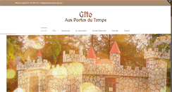 Desktop Screenshot of giteauxportesdutemps.com